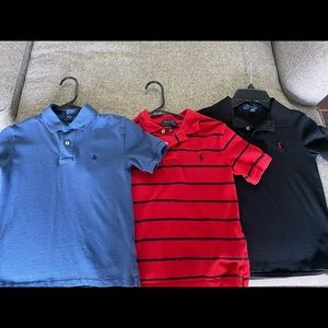 3 Boys Polo shirts, good condition.